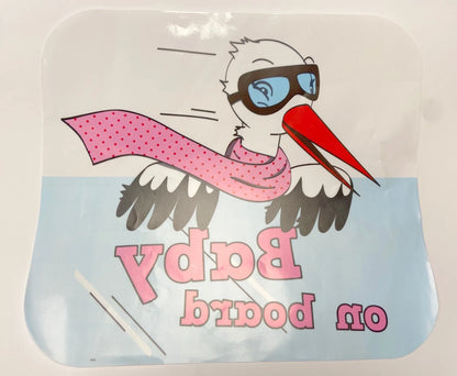 Baby on board - Avtomobilska nalepka