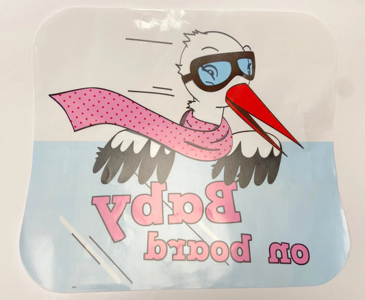 Baby on board - Avtomobilska nalepka