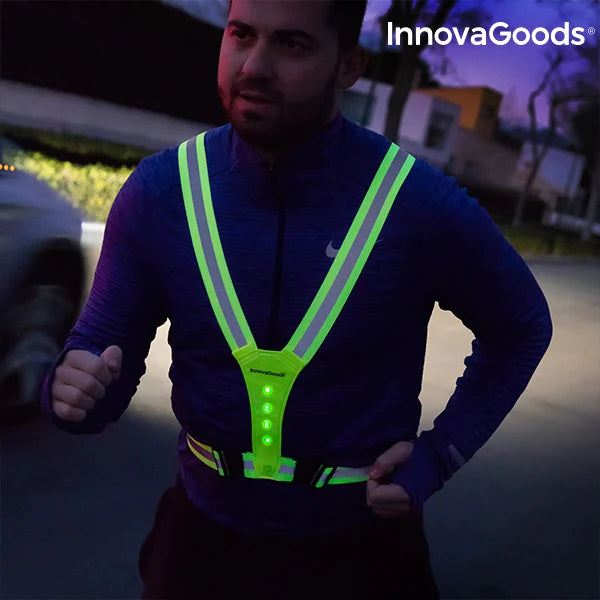 LED odsevnik za športnike