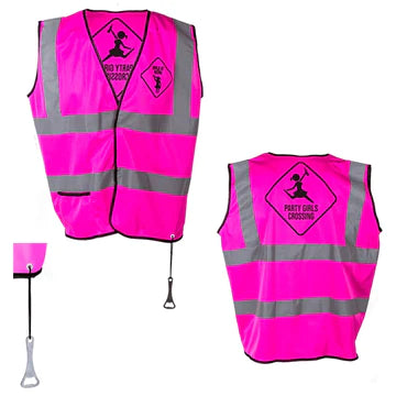 Odsevni brezrokavnik za nore zabave