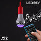 Večbarvna Bluetooth LED žarnica z zvočnikom LedC2000